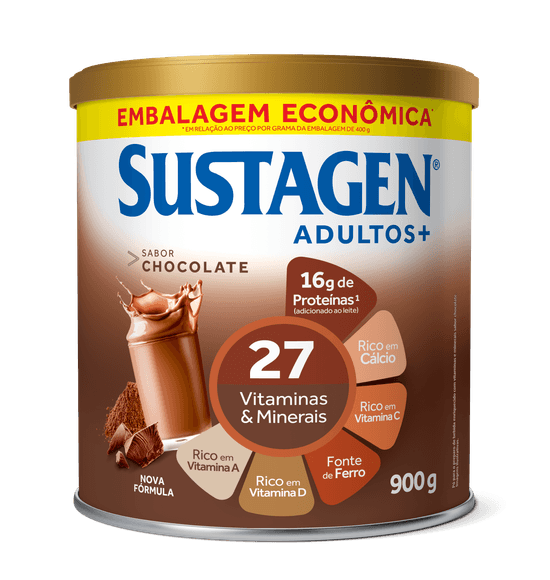 SUSTAGEN ADULTOS+ Chocolate 900g