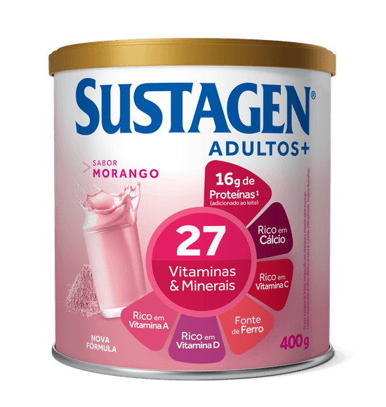 SUSTAGEN ADULTOS+ Morango 400g