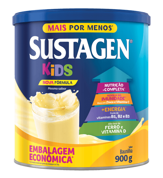 SUSTAGEN KIDS Baunilha 900g